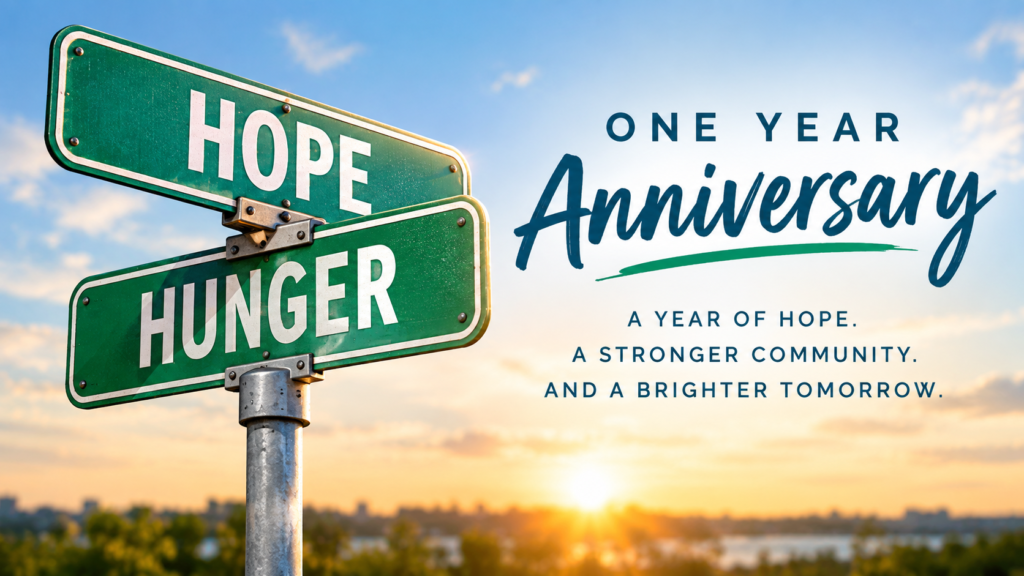 Hope & Hunger turns one.